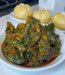 GARRI AND VEGETABLE SOUP WITH BEEF